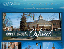 Tablet Screenshot of downtownoxford.org